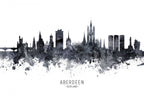 Aberdeen Scotland Skyline Poster och Canvastavla