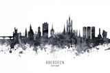 Aberdeen Scotland Skyline Poster och Canvastavla