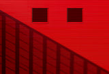 Just red and shadow Poster och Canvastavla