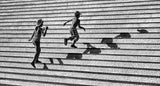 On the stairs . Poster och Canvastavla