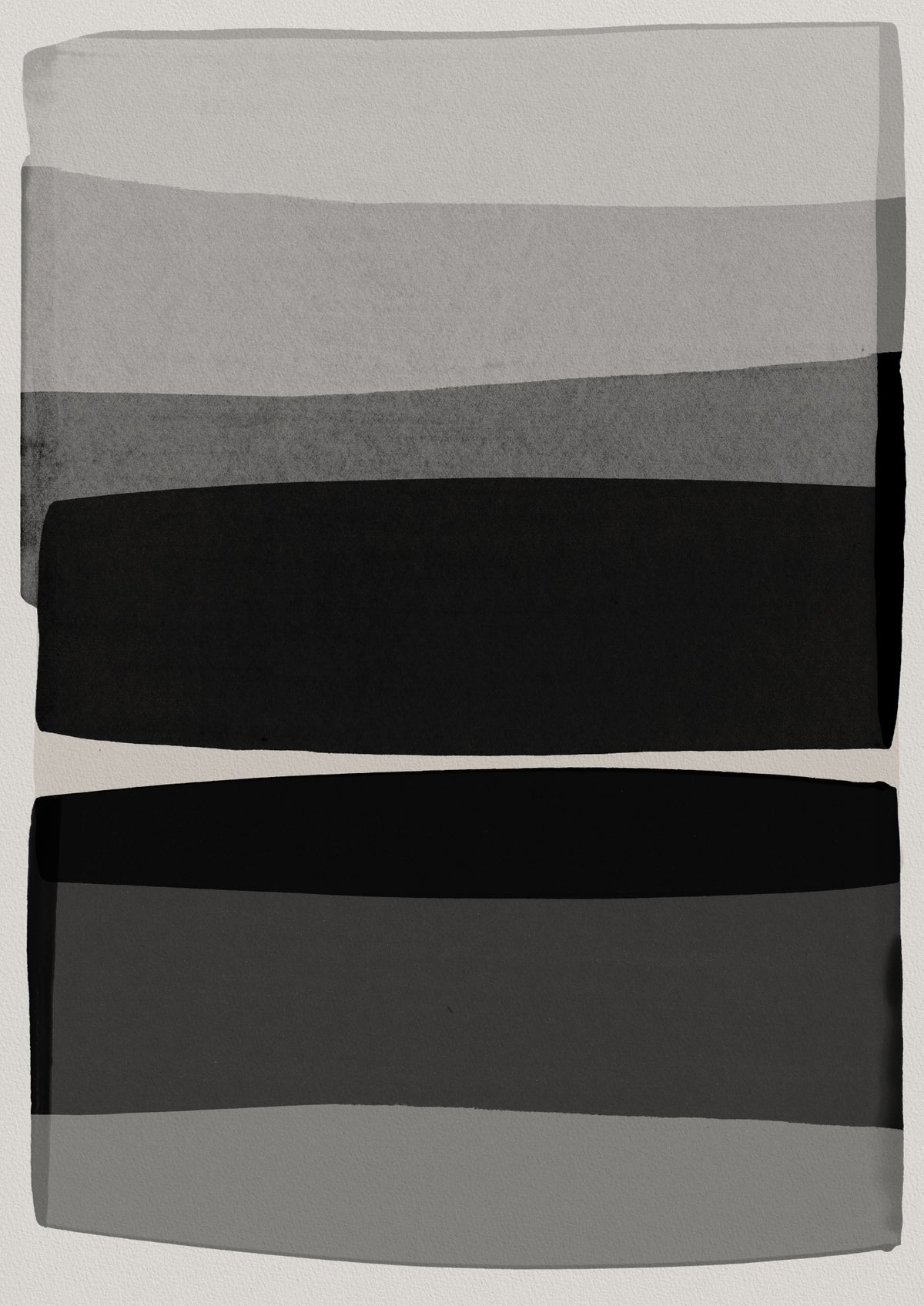Modern Black and White Poster och Canvastavla