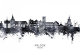 Maldon England Skyline Poster och Canvastavla