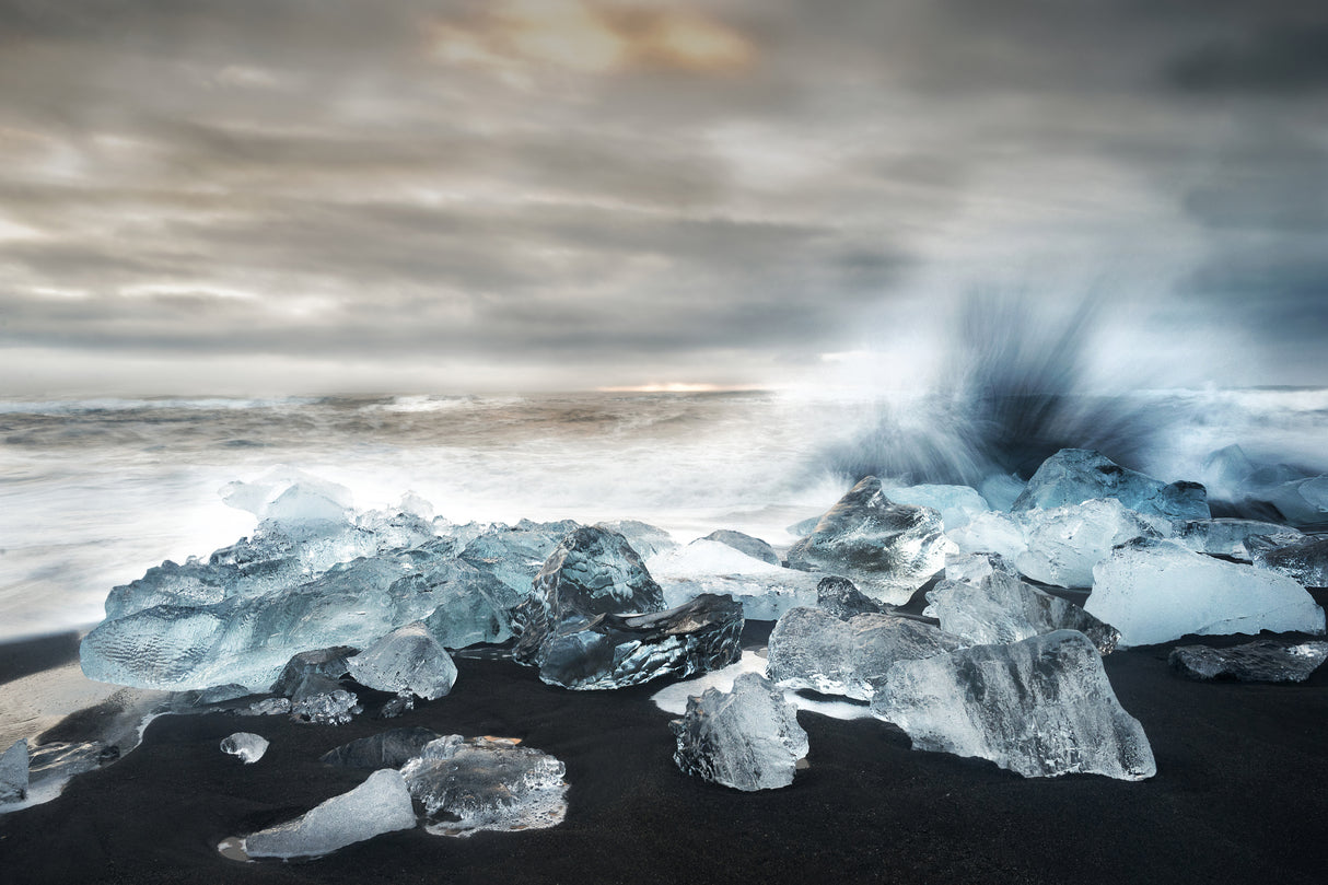 Water and Ice ! Poster och Canvastavla