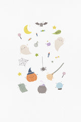 Little Pumpkin In the Halloween Poster och Canvastavla