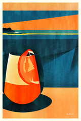 Negroni At Sunset Poster och Canvastavla