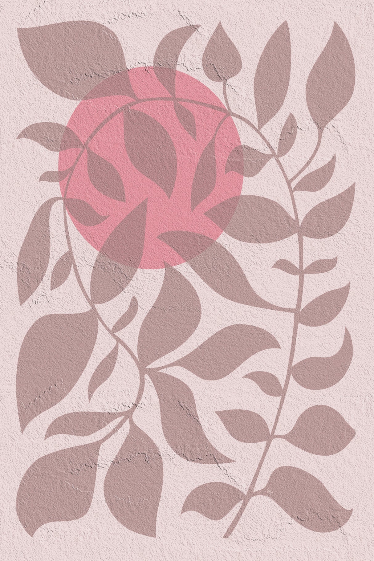 Pink Sunset Poster och Canvastavla