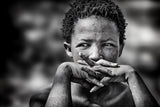 young bushmen woman Poster och Canvastavla