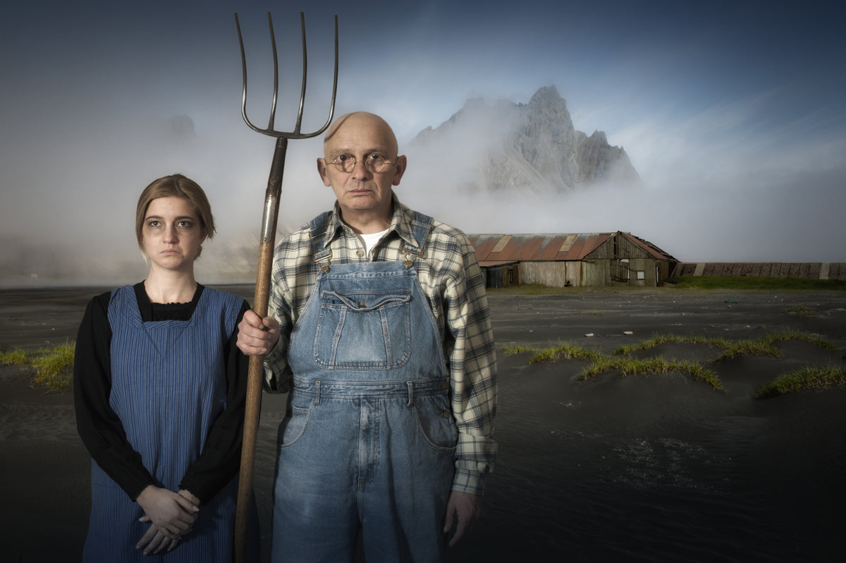 american gothic Poster och Canvastavla