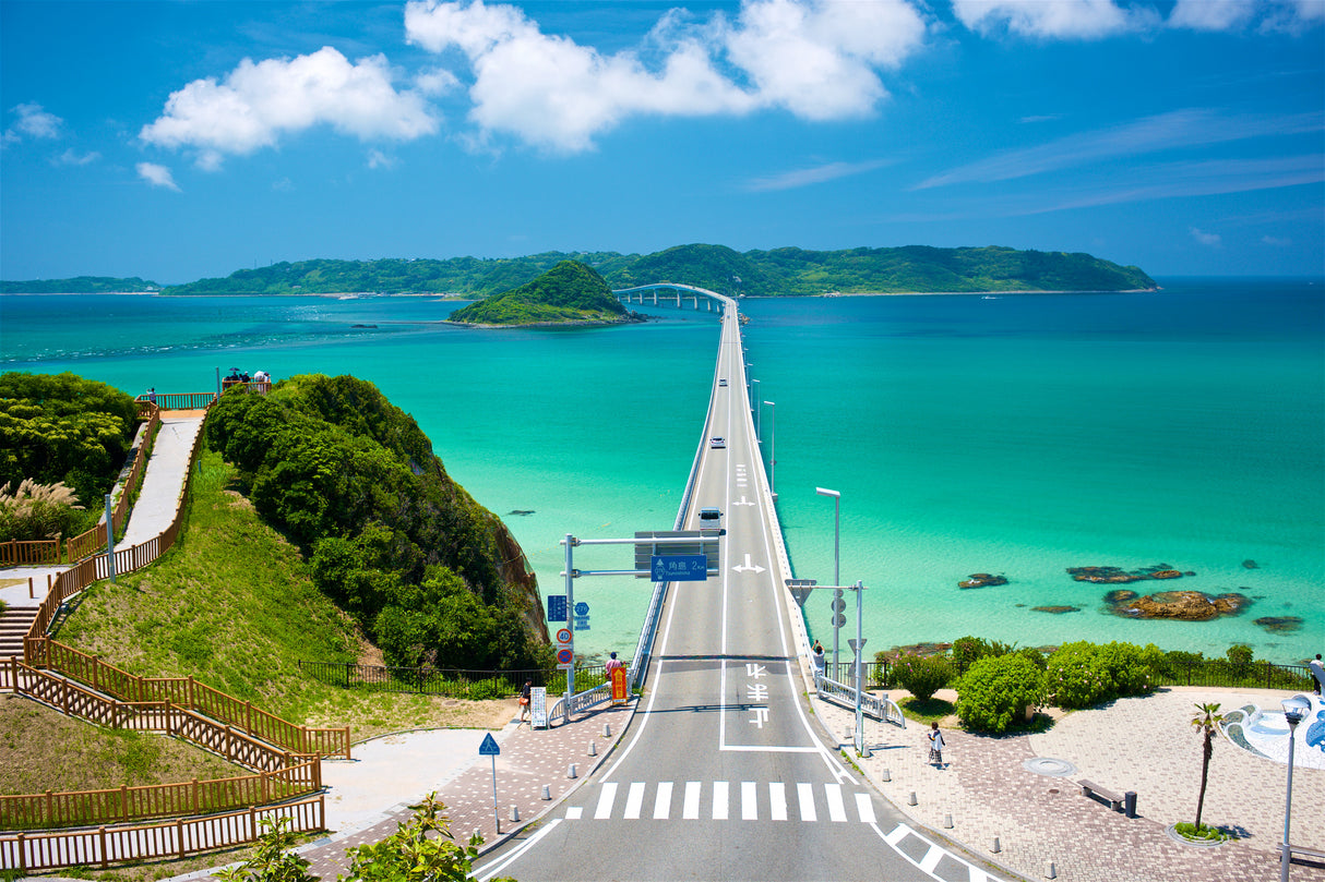 Tsunoshima Bridge Poster och Canvastavla