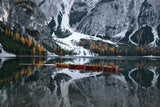 Reflection II - Pragser Wildsee Poster och Canvastavla