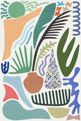 Summertime Colors and Shapes Poster och Canvastavla