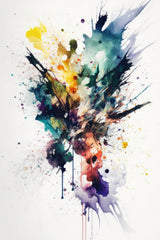 Color Explosion Poster och Canvastavla