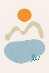 Landscape Shapes 08 Poster och Canvastavla