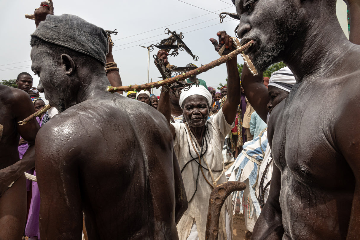 Rituals of the Gwari ethnic group, in the emirate of Minna, Nigeria Poster och Canvastavla