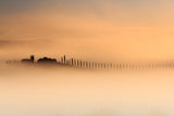 Foggy sunrise Poster och Canvastavla