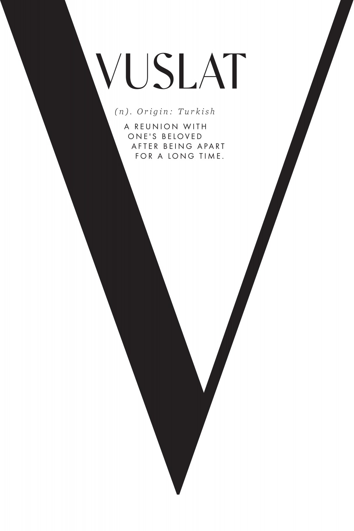 Vuslat definition - reunion with your loved ones Poster och Canvastavla