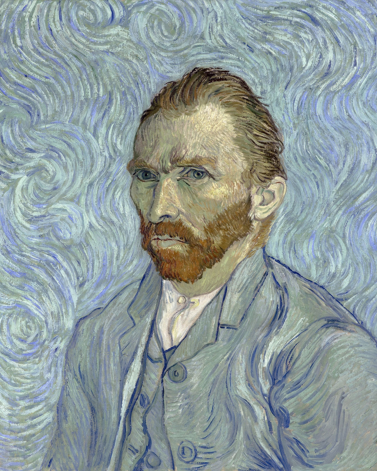 Vincent Van Gogh's Self Portrait (1889) Poster och Canvastavla