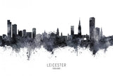 Leicester England Skyline Poster och Canvastavla