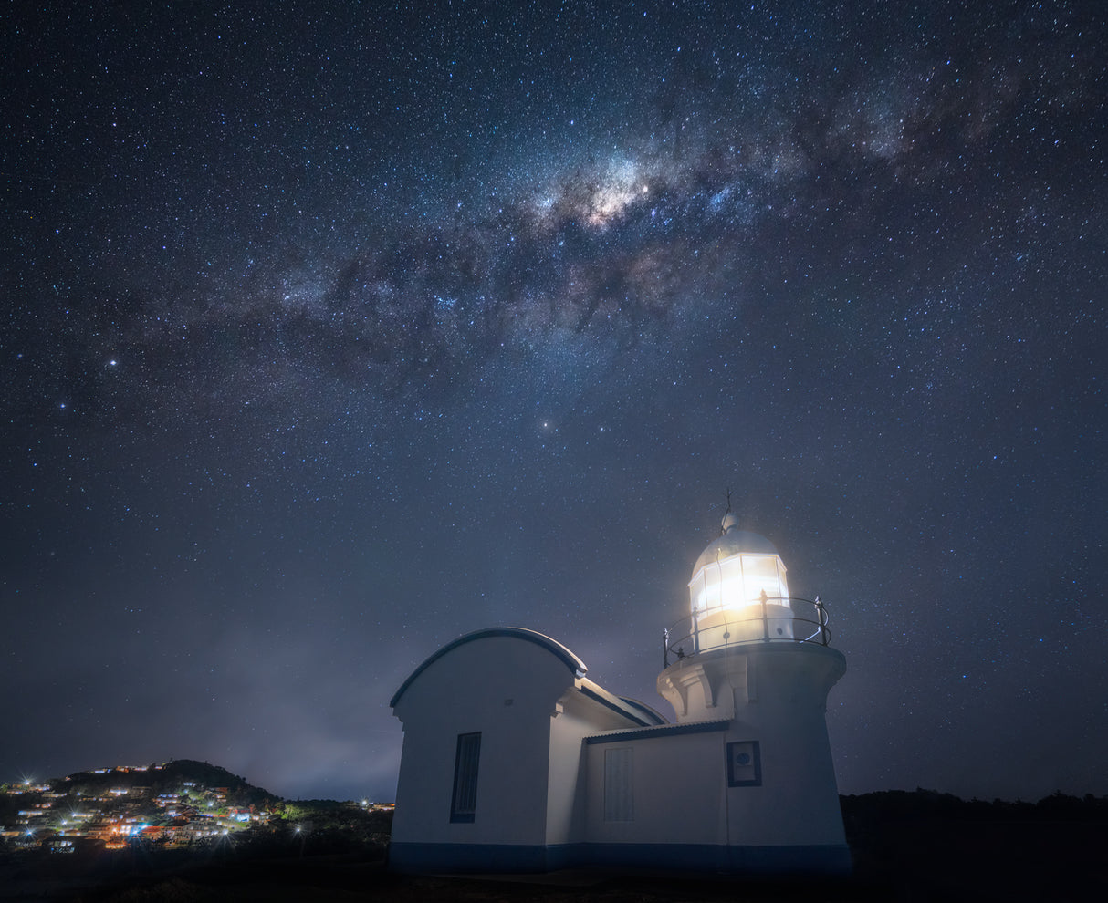 Tacking Point Lighthouse Poster och Canvastavla