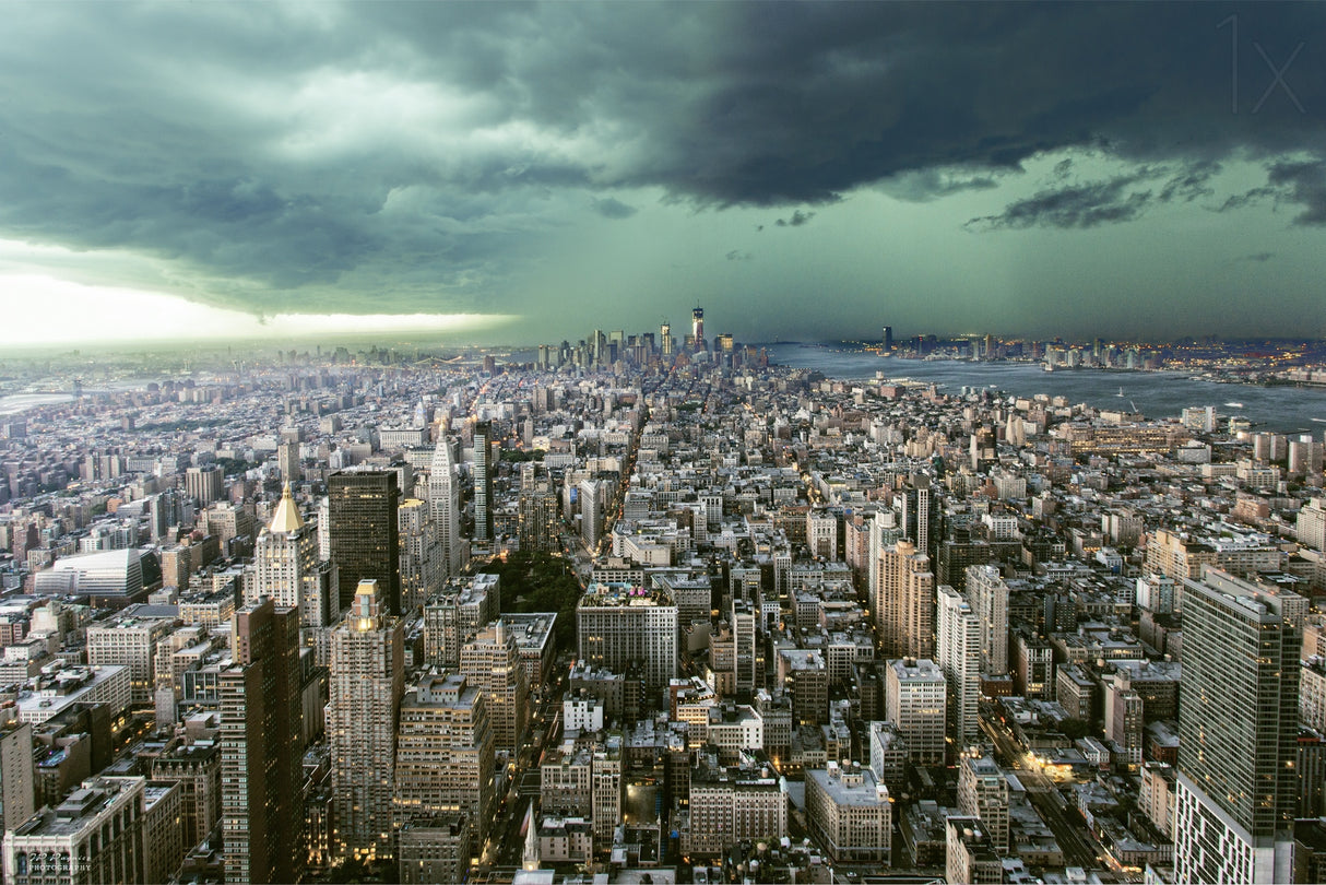 New-York under storm Poster och Canvastavla