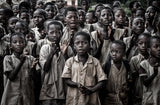 Children in a foster home in Benin. Poster och Canvastavla