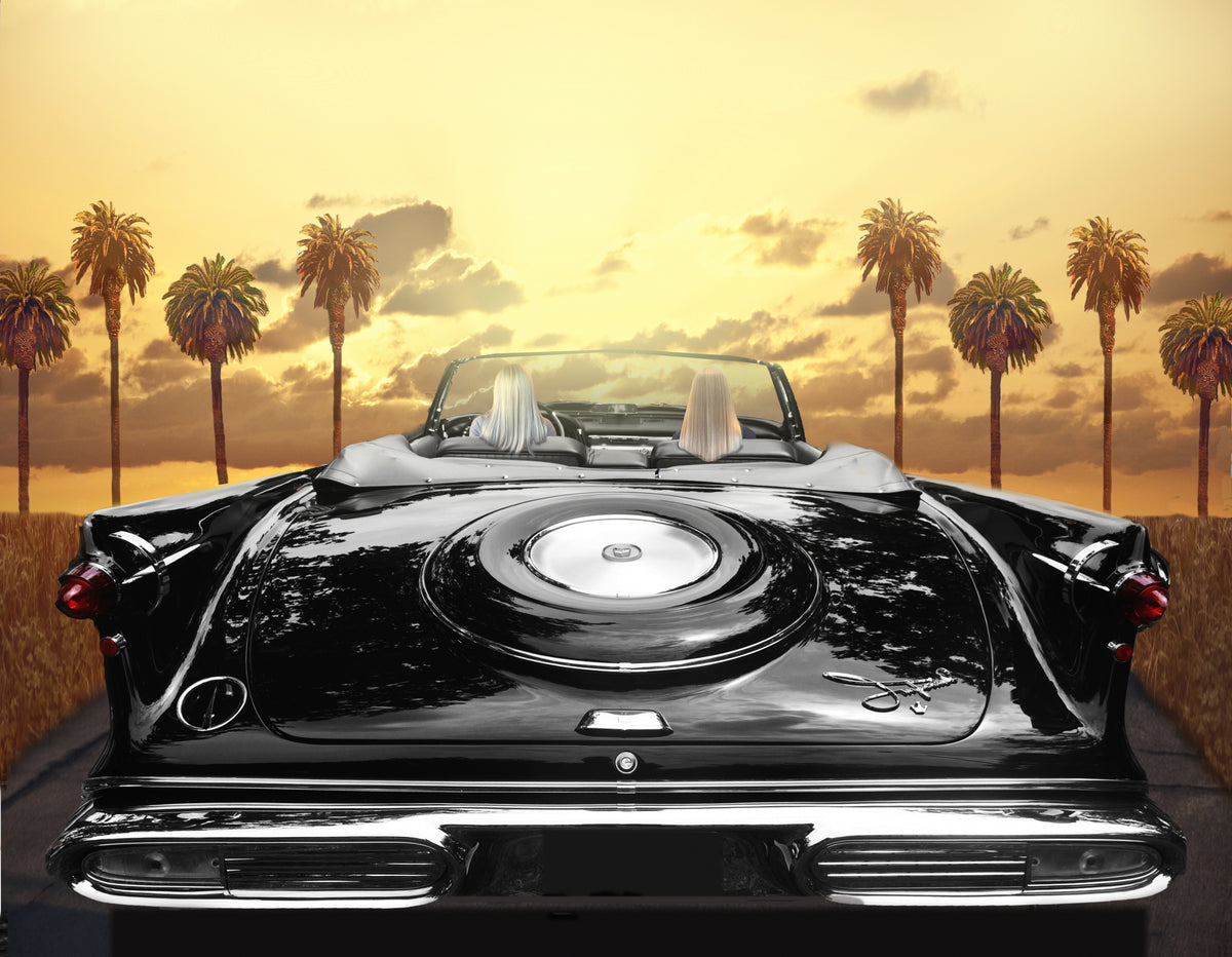 Drive into the Sunset Poster och Canvastavla