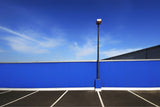 Parking in blue Poster och Canvastavla