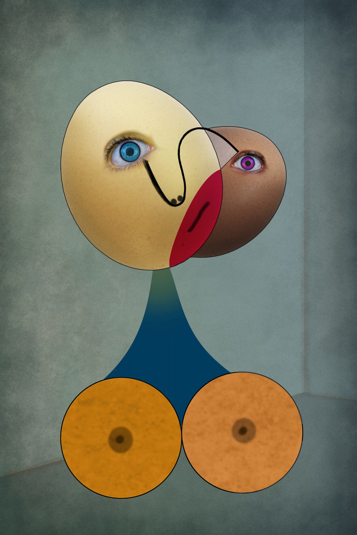 Two Faces of Eve Poster och Canvastavla