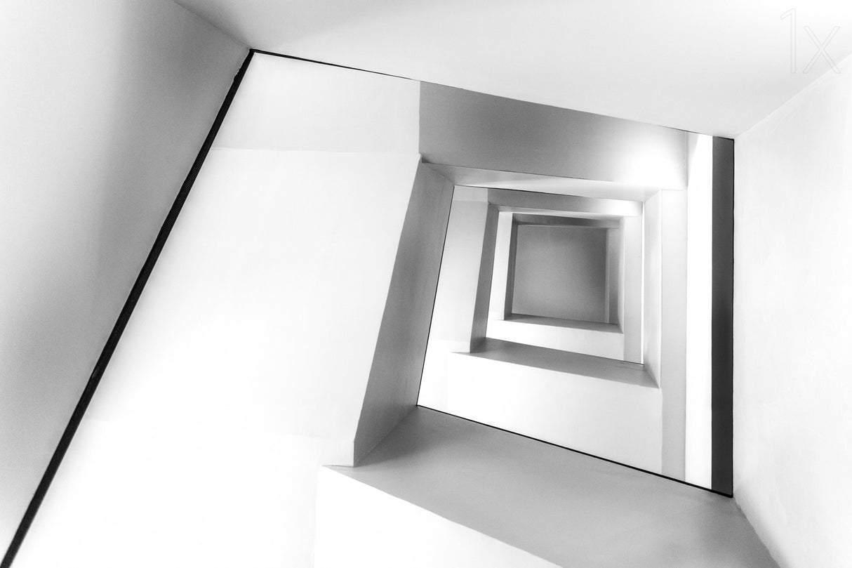 golden stairs Poster och Canvastavla