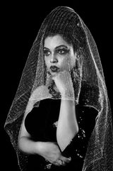 Lady in Veil Poster och Canvastavla