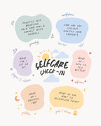 Self Care Checkin Poster och Canvastavla