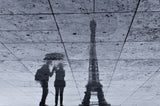 Under the Rain in Paris Poster och Canvastavla