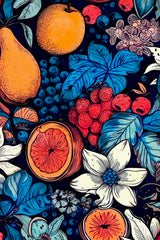 Flowers and fruits 6 Poster och Canvastavla