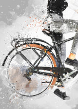 Cycling sport art 27 Poster och Canvastavla