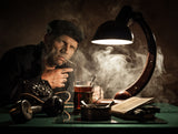 The interrogation of the suspect Poster och Canvastavla