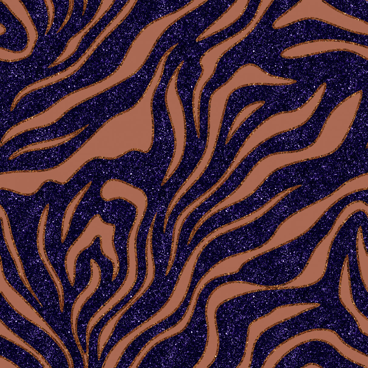 Purple Salmon Pattern 6 Stroke Poster och Canvastavla
