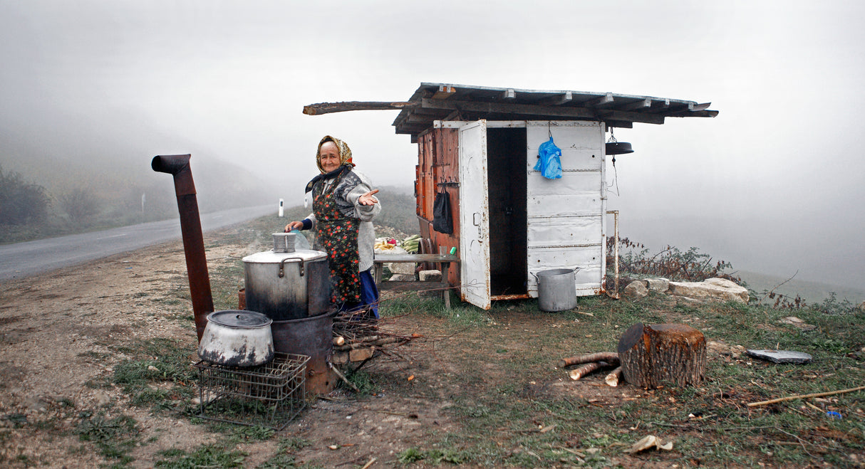 Boiled corn vendor Poster och Canvastavla