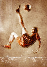 Football Soccer Sport Art 12 Poster och Canvastavla