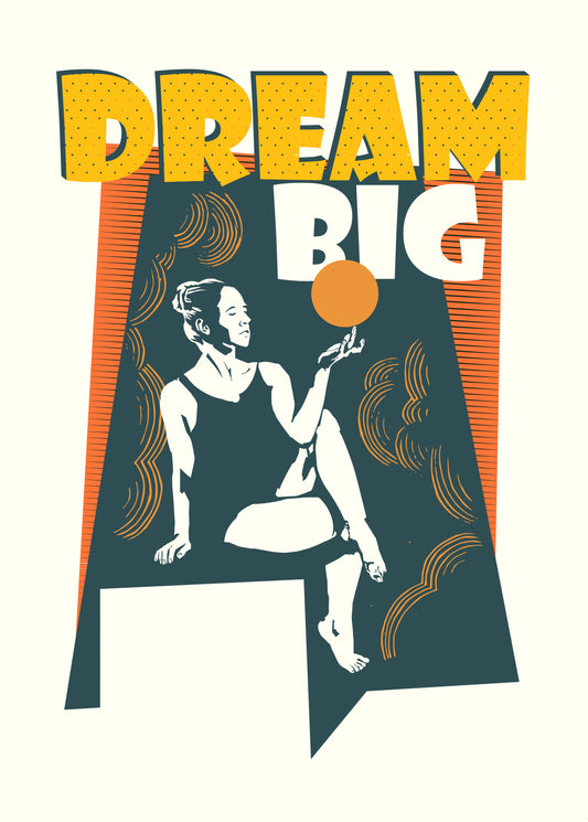 Dream Big Poster och Canvastavla