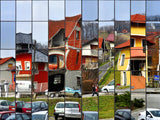Rubik's town Poster och Canvastavla