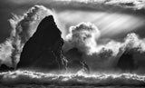 Breaking waves Poster och Canvastavla