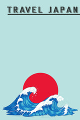 Japanese Waves Poster och Canvastavla