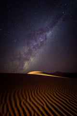 Milky Way over the Dunes of Sossusvlei, Namibia Poster och Canvastavla
