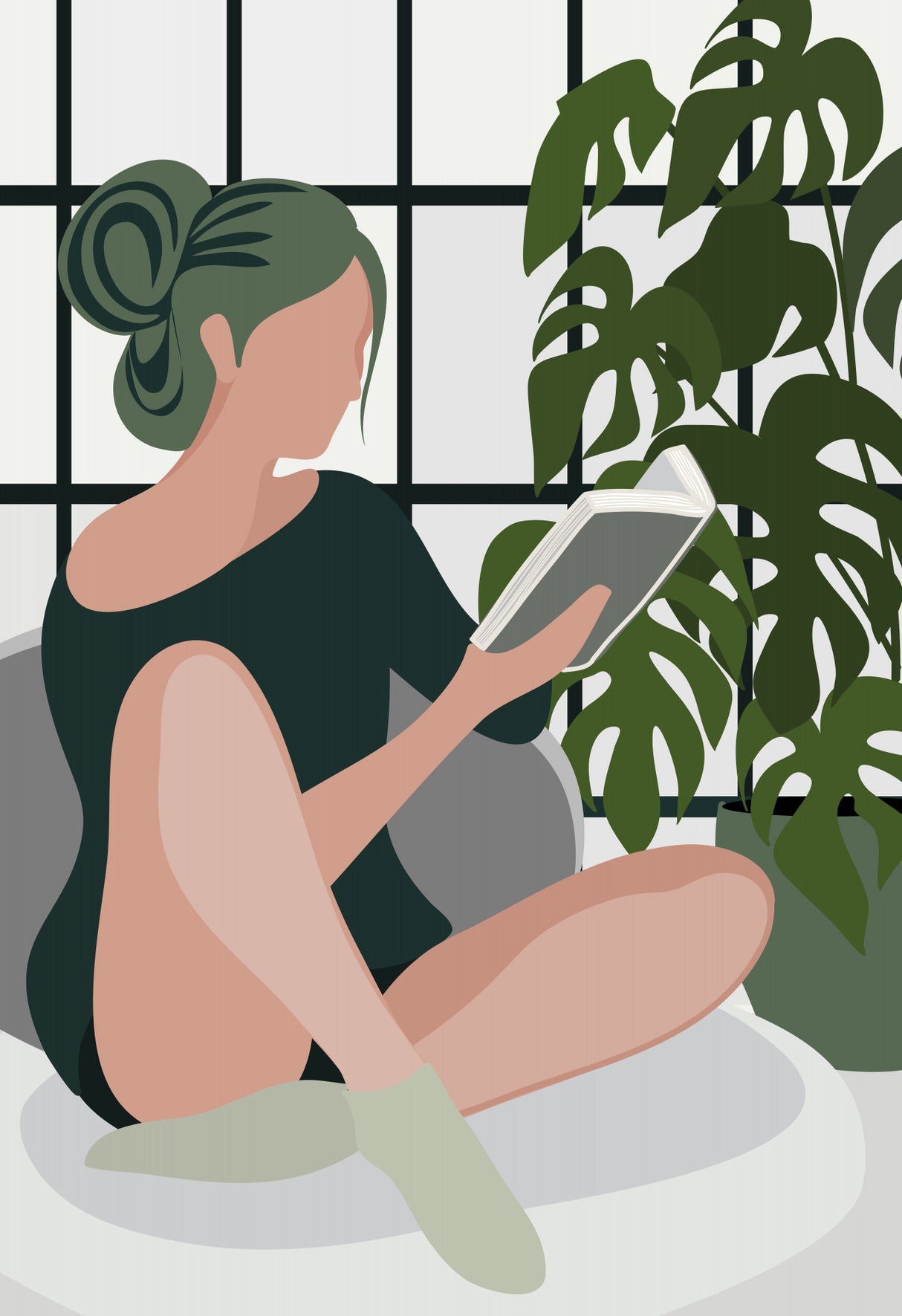 Bookworm Poster och Canvastavla