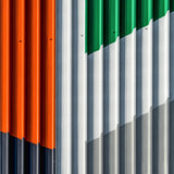 Corrugated flags Poster och Canvastavla