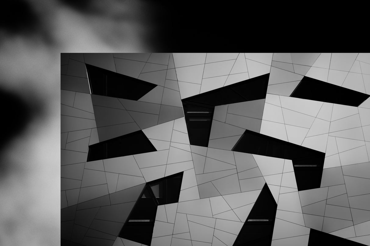 The house with the shapes Poster och Canvastavla