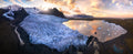 A dramatic summer evening in Iceland Poster och Canvastavla