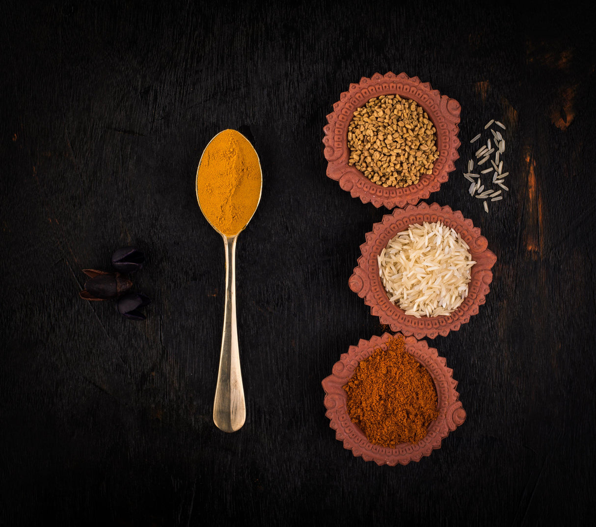 Food Art 'Spices' Poster och Canvastavla