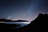 Watching the Neowise comet Poster och Canvastavla