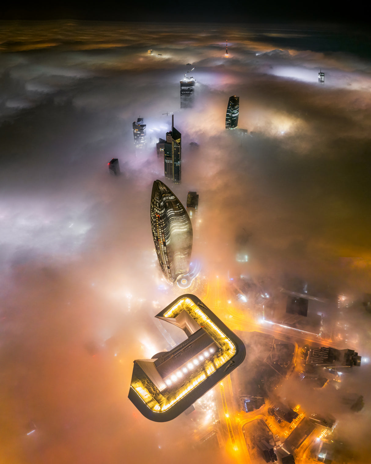 All The City under the Fog Poster och Canvastavla